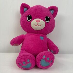 Build-A-Bear Workshop Kabu Catlynn Kawaii Pink Cat Stuffed Animal Plush 201&
